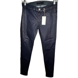 J Brand Navy Waxed Leggings‎ nwt